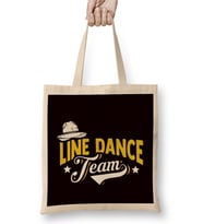 Line Dance Team Cowboy Hut Western Country Music Linedance Bez Çanta Uzun Saplı