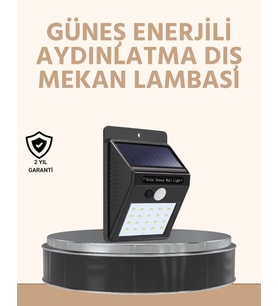 Enerji Tasarruflu ve Otomatik Sensörlü LED Güneş Işığı – Dış Mekan Uyumlu