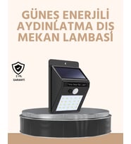 Enerji Tasarruflu ve Otomatik Sensörlü LED Güneş Işığı – Dış Mekan Uyumlu