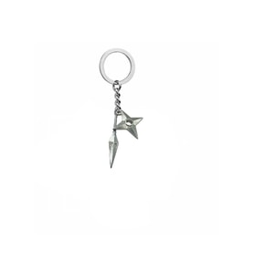 Naruto Gri Mızrak Figürlü Metal Anahtarlık – Anime Temalı Unisex Aksesuar
