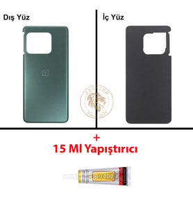 One Plus Yapıştırıcı One Plus 10 Pro Yeşil Yapıştırıcı B-7000 Yapıştırıcı Arka Kapak Arka Cam Batarya Kapağı Lazer Kesim Kapak Pil Kapağı Back Cover