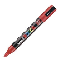 UNİ POSCA SU BAZLI POSTER MARKER 1.8-2.5 KIRMIZI PC-5M