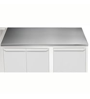 Electrolux Professional Üst Tabla, Sırtsız, 1400 Mm, 1,5 Mm Kalınlıkta Üst Tabla 18 Mm Kalınlığında Ses Sönümlendirici Malzeme Ve Ayrıca 2 Paslanmaz Kayıtla Güçlendirilmiştir - Modular Line TPLA14