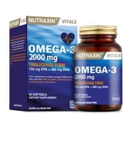 Nutraxin Omega 3 Balık Yağı 2000 mg 60 Kapsül