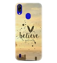 Reeder P13 Blue Plus Kılıf Desenli Silikon Belive in Yourself 1316