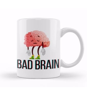 Bad Brain Kupa Bardak Porselen