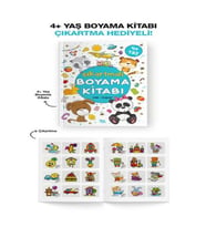 Çıkartmalı Boyama Kitabı 4 Yaş +