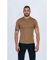 T-SHIRT MICROFİBER BASIC K.KOL - 809 (Bej)