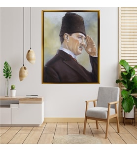 ÇERÇEVELİ ATATÜRK TABLO S540