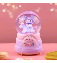 Kuromi İçi Dönmeli Püskürtmeli Işıklı Müzikli Kar Küresi Büyük Boy - Model 1
