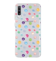 PrintiFy Samsung Galaxy A70s ile Uyumlu 1mm Slim Fit Water Color 6 Baskılı Şeffaf  Kılıf
