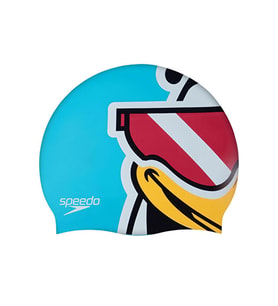 Speedo Printed Character Cap iu Blue Çocuk Bonesi 8-00232606348 Mavi