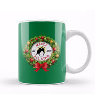 Christmas All Star Overwatch Mercy Wreath Kupa Bardak Porselen