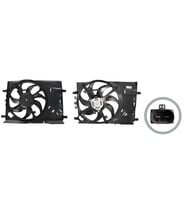 Fan Motoru Davlumbazlı (390Mm 2 Fiş-7 Kanat) –1341390 Wisco - Opel Corsa 07 Ve Sonrası Uyumlu