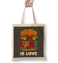 Burger Is Love Bez Çanta Uzun Saplı