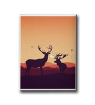 Geyik Canvas Tablo MİND578