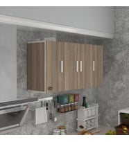 Kenzlife hazır mutfak merlanda crd 060*120*22 mutfak banyo dolabı kapaklı raflı (Karışık)
