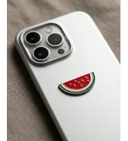Yarım Karpuz Filistin Sembolü Telefon Arkası Süsü Sticker Etiket A300093
