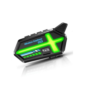 Bt26 Motosiklet Kask Kulaklık Bluetooth Rgb Işıklı 2 Eşleşme Özellikli 1000 Mah Intercom
