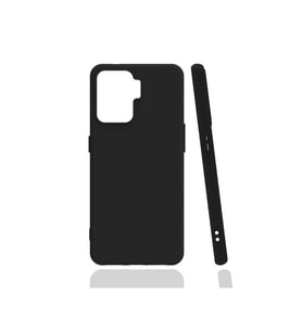 Oppo Reno 5 Lite Uyumlu Kılıf Zore Biye Silikon (Siyah)