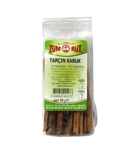 Zümrüt Tarçın Kabuğu 45 Gr. (baharat) (12'li)