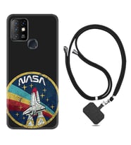 INFINIX Hot 8 9 10 11S Hot 10 Play 10T Kılıf Boyun Askılı Silikon Nasa 1326