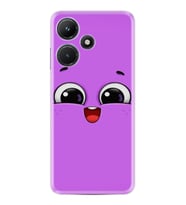 Infınıx Hot 30i Kılıf Silikon Desen Özel Seri Purple Sweety 1717