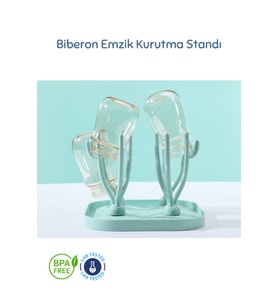 Taşınabilir Çok Amaçlı Biberon Emzik Kurutucu ve Stand