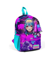 CORAL HIGH 23553 KIDS MOR PEMBE ANİME KEDİ DESENLİ İKİ BÖLMELİ MİNİK YUVA SIRT ÇANTASI