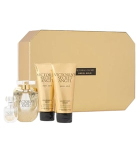 Victoria's Secret Angel Gold EDP 50 ml+EDP 7,5 ml+Velvet Body Cream 100 ml+Fragrance Wash 100 ml Kadın Parfüm Seti