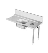 Electrolux Professional BHRPTBH16R Ön Yıkama Tezgahı+evye (500x400mm)+boşaltma Deliği Sağdan>sola 1600-konveyörlü Tip ,865425