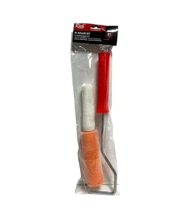 RİCH R1-17465 METAL SAPLI KARMA RULO SET 2 AD 5 CM KADİFE RULO - 1 ADET 10 CM MOHER RULO