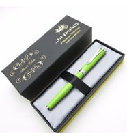 Jinhao Mavi Taşlı Yeşil Full Metal Roller Kalem  İsme Özel Kalem