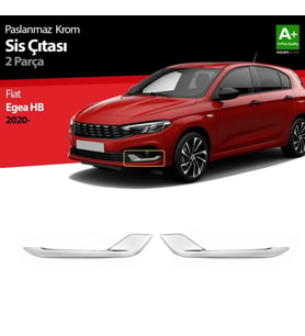 Fiat Egea Uyumlu Hatchback Krom Sis Çıtası 2 Parça. 2020 Üzeri