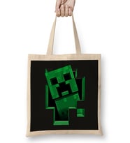 Creeper Creeping Minecraft Creeper Bez Çanta Uzun Saplı