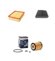 Bosch Filtre Bakım Seti Mercedes E250 CGI Benzin W213 2015-2017 211 Beygir Hava + Yağ f. + Polen Filtre Filtron