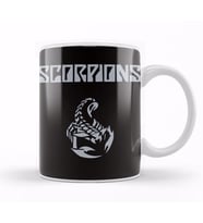 Scorpions Comeblack 01 Kupa Bardak Porselen