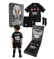 BEŞİKTAŞ ORİJİNAL LİSANSLI ADİDAS SİYAH SET KİŞİYE ÖZEL FORMA