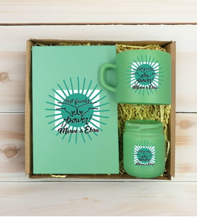 BK Gift Kişiye Özel İsimli DTF Best Friend Temalı Yeşil Defter & Kahve Fincanı & Mum Hediye Seti-1, Arkadaşa Hediye, Doğum Günü Hediyesi
