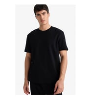 Defacto 26Y801003212 Siyah Erkek T-Shirt F9675AX/BK81