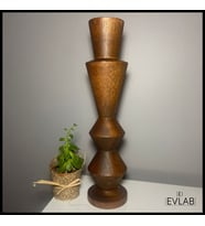 AHŞAP ŞAMDAN MUMLUK (Ceviz)