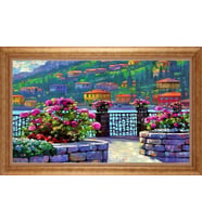 ALTIN ÇERÇEVELİ PASPARTULU TABLO CR1433