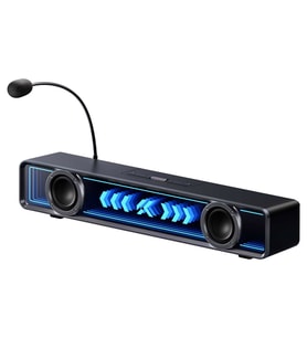MCHOSE K20 Pro Black RGB 7.1 Surround Bluetooth Gaming Soundbar (MC-K20-5)