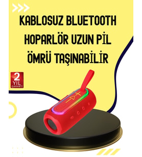 Uzun Pil Ömürlü Bluetooth 5.1 Hoparlör