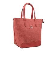 Benetton Mercan Monogram Eskitme Kadın El Çantası BNT 1331