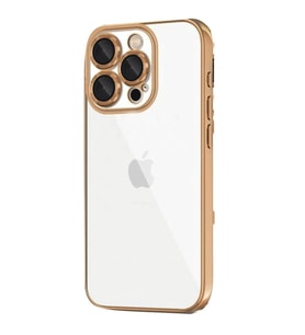 Apple İphone 16 Pro Kılıf Razer Lensli Silikon - Desert