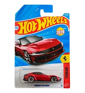 Hot Wheels Ferrari 12Cilindri [Kırmızı] 4/5, 94/250, 2026 Için Yeni! 1:64 Ölçekli Döküm Oyuncak Araç