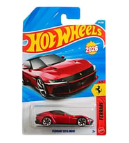 Hot Wheels Ferrari 12Cilindri [Kırmızı] 4/5, 94/250, 2026 Için Yeni! 1:64 Ölçekli Döküm Oyuncak Araç