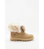 Caterpillar Utah Fur Caramel Nubuk Kadın Bot (Bej)