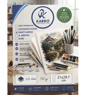 Premium Kraft Kağıt A4 140 gr 100’lü 21x29,7 cm Yazıcı, Baskı ve El İşi Kağıdı